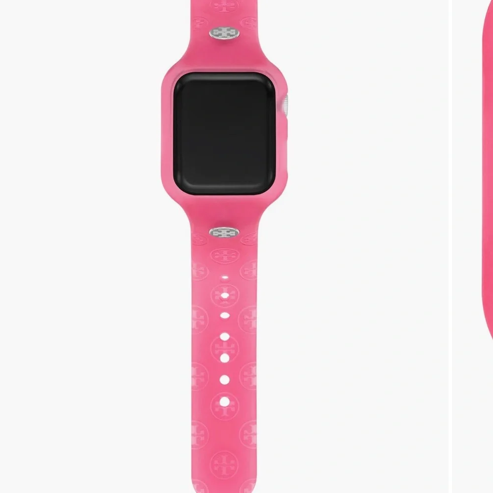 🩷Tory Burch Silicone Pink Watch Band for Series 7/8/9🌸
